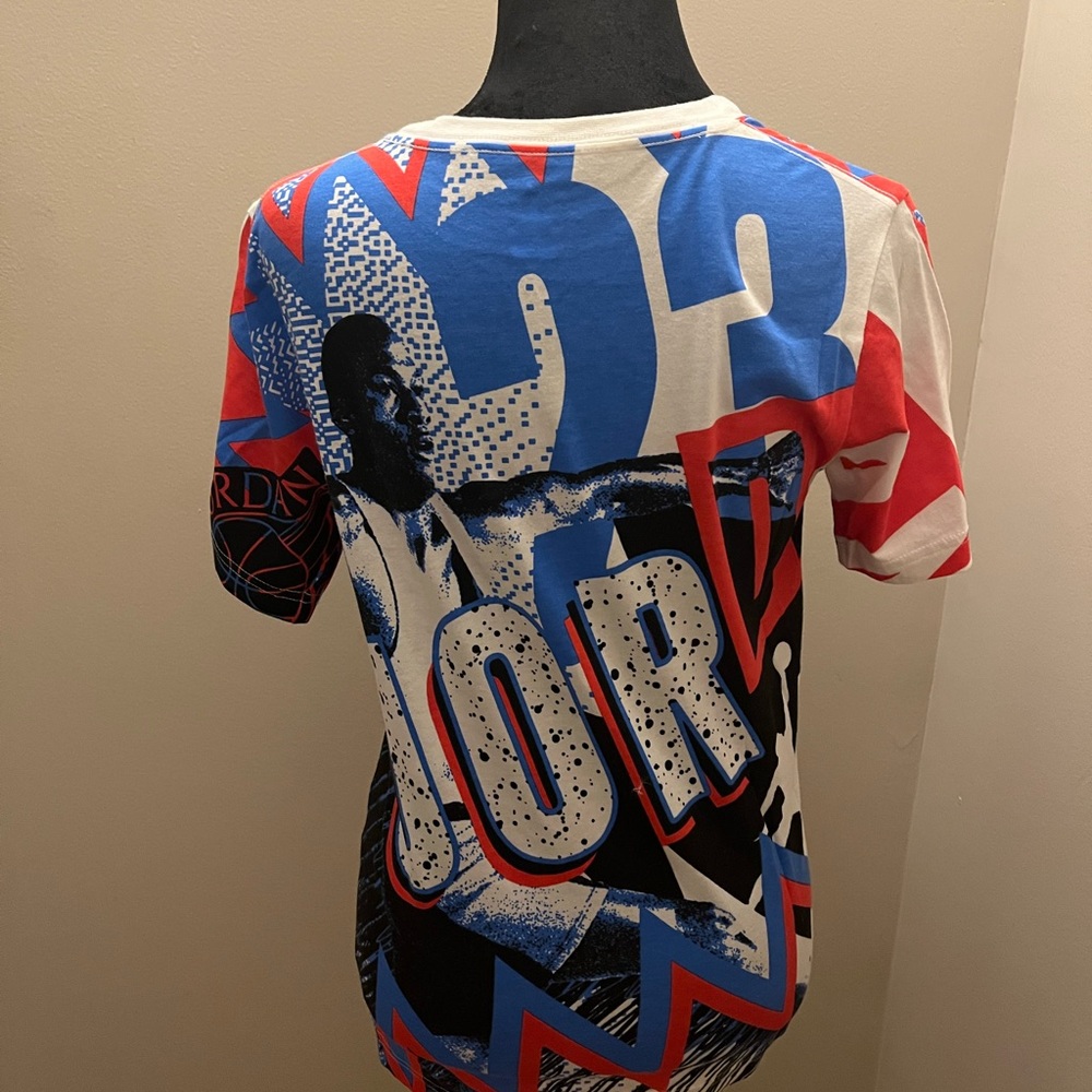 Jordan Kids Graphic Tee - Red, Blue, Black, White